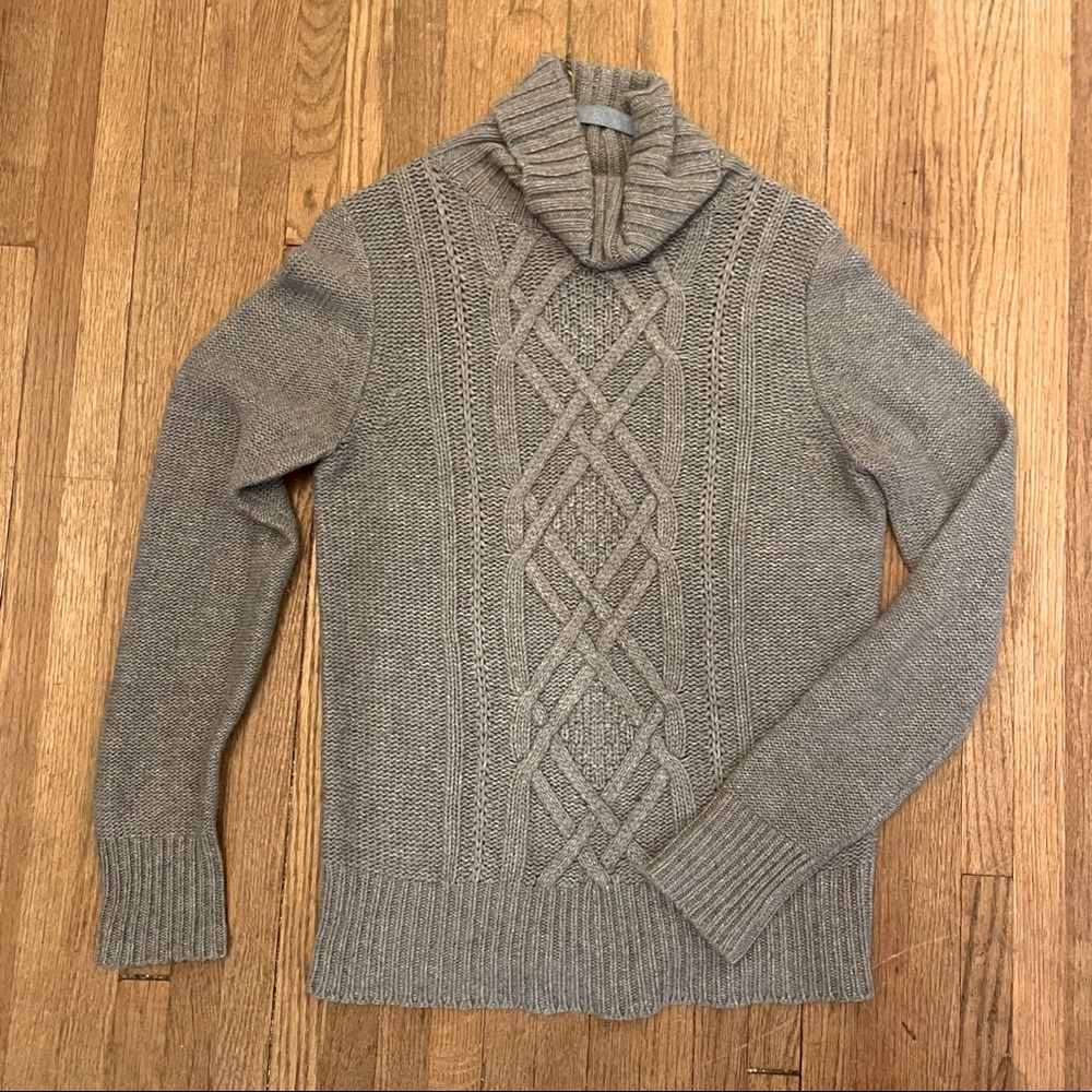 Grey wool blend sweater - J Crew
